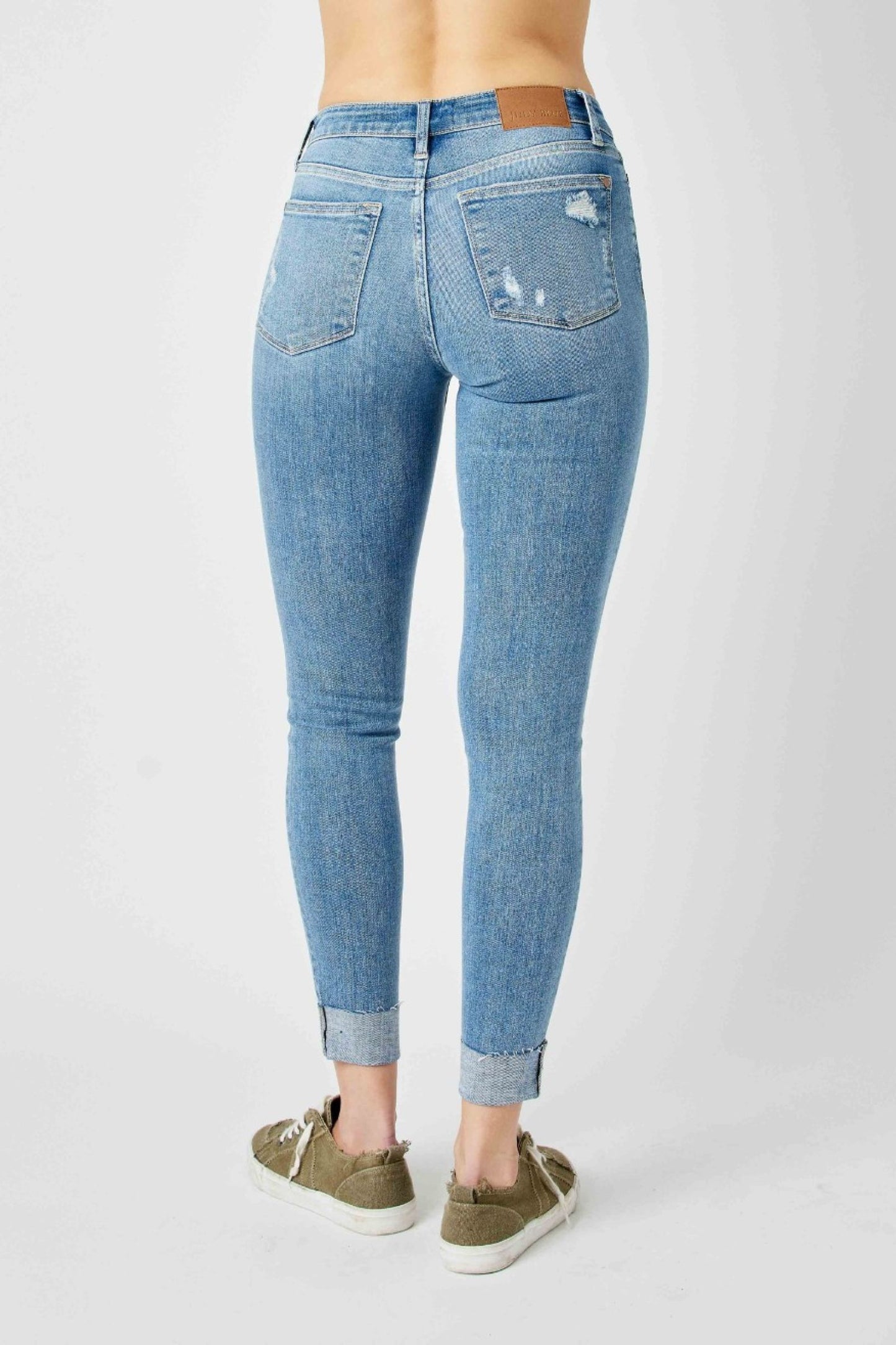 Rolled Skinny Fit Jean