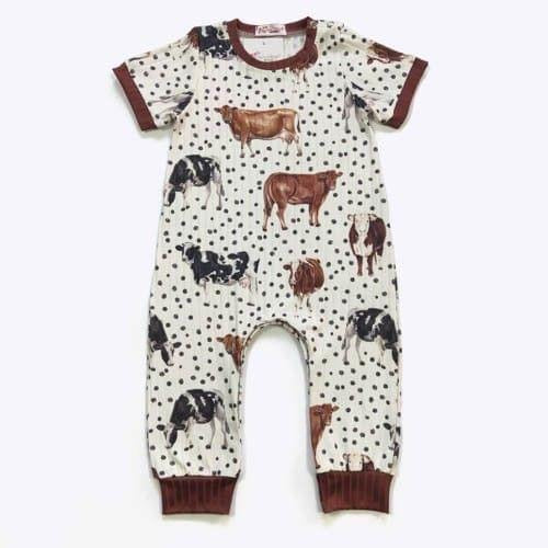 Spotted Cow Romper