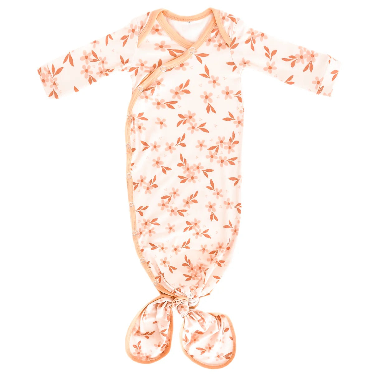 Copper Pearl Newborn Knotted Gown