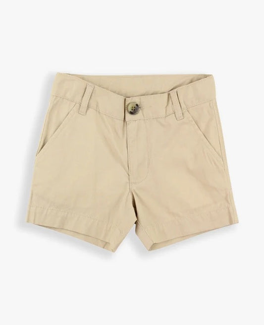 Khaki Stretch Chino Shorts