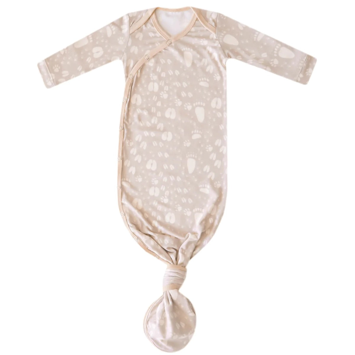 Copper Pearl Newborn Knotted Gown