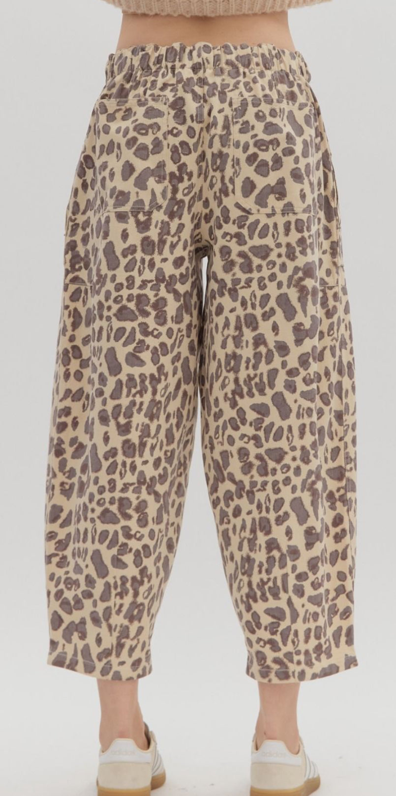 Leopard Barrel Pant