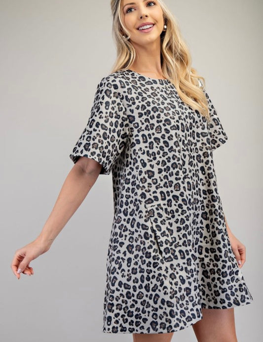 Leopard Mini Dress