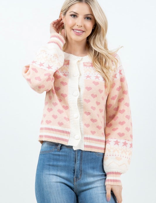 Heart, Star & Bow Cardigan