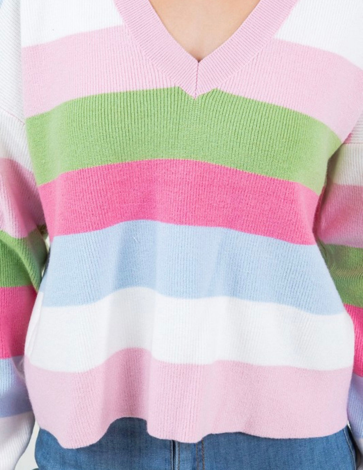 Multicolor Striped Sweater