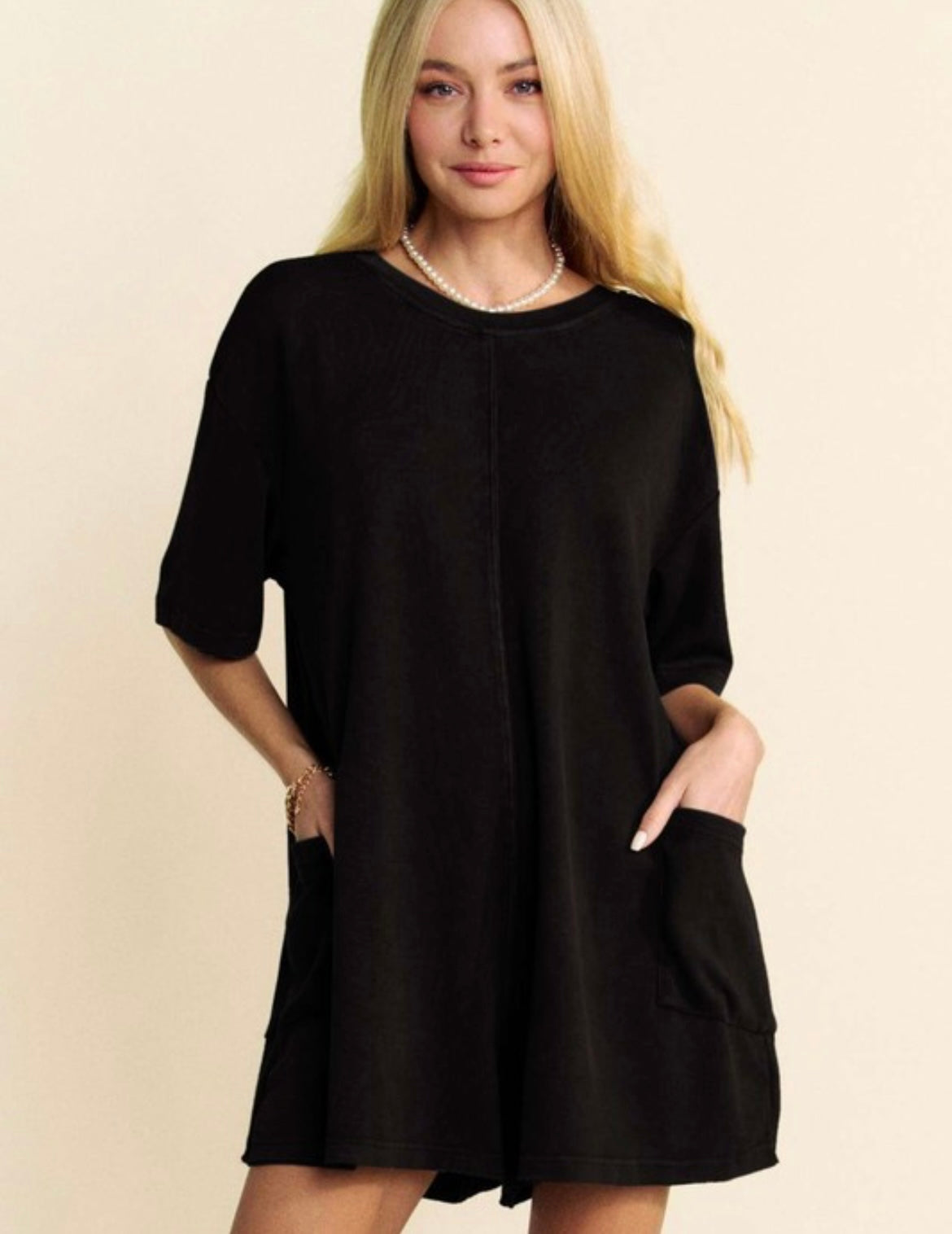 Butter Soft Romper — Black