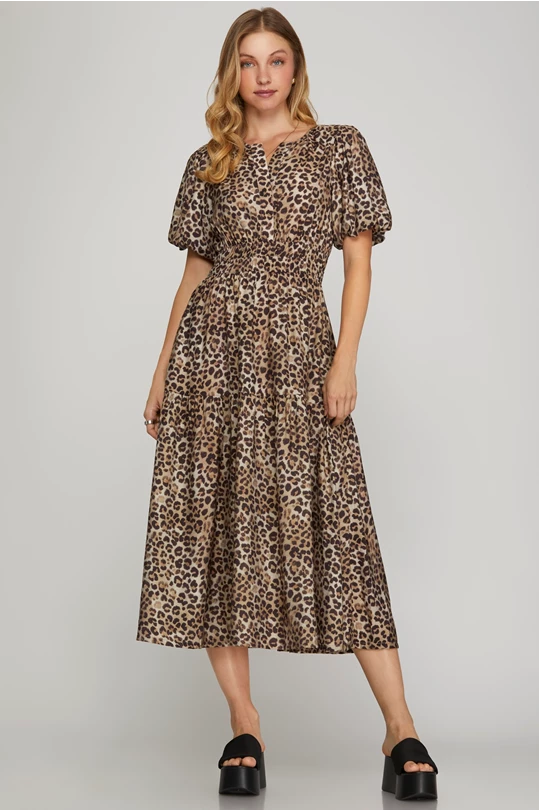 Leopard Midi Dress