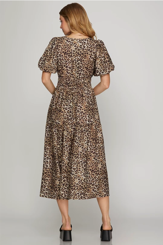 Leopard Midi Dress