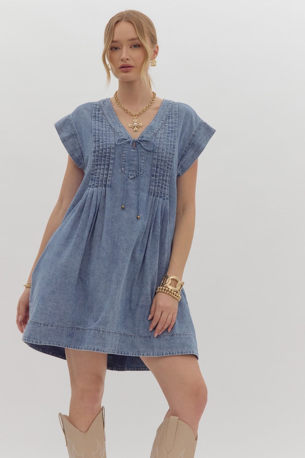 Denim Blue Dress