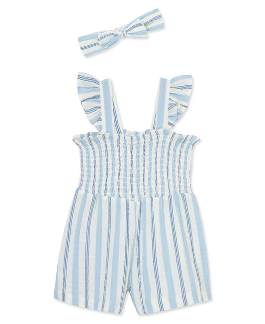 PinStripe Gauze Romper — Toddler