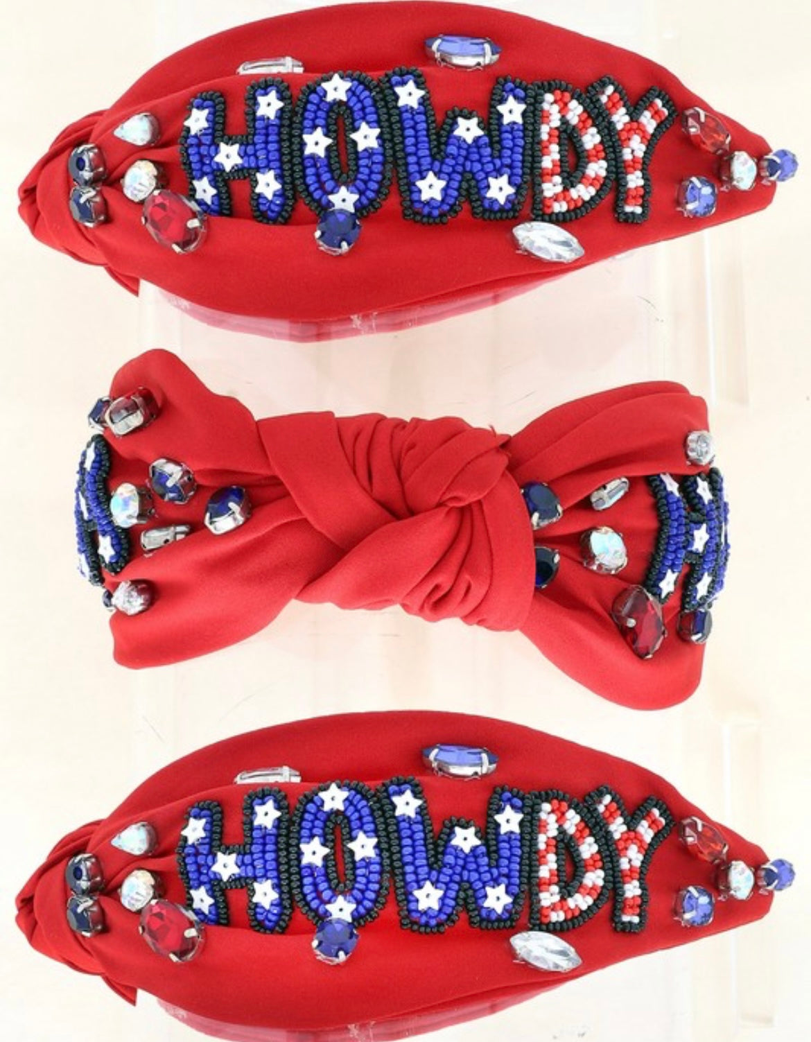 Patriotic Howdy Headband